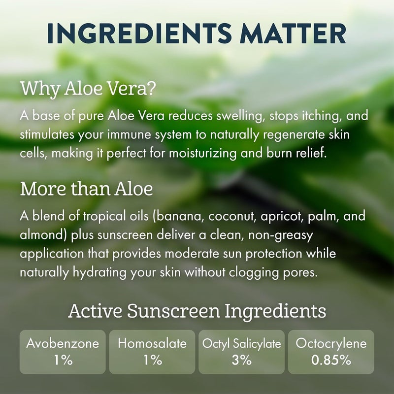 Aloe Up SPF 6 Light Tanning Oil - Aloe Vera Based, Paraben-Free, 4 Fl Oz - Image 3